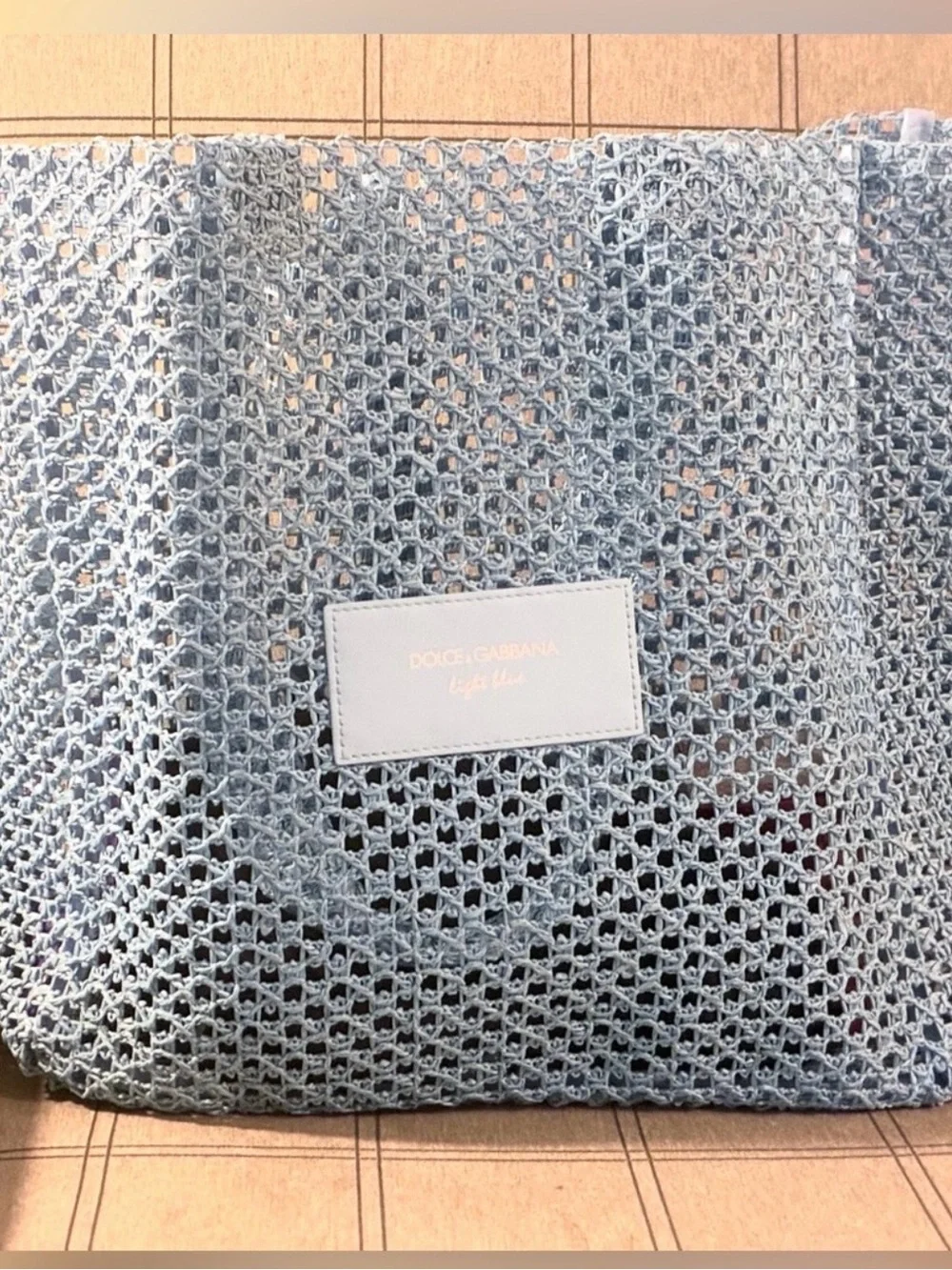 Summer must !Last one remaining !Dolce & Gabbana Light Blue Large Tote